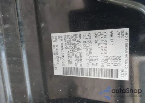 2014 Infiniti Qx60 z USA, uszkodzony, nr VIN 5N1AL0MN7EC505925